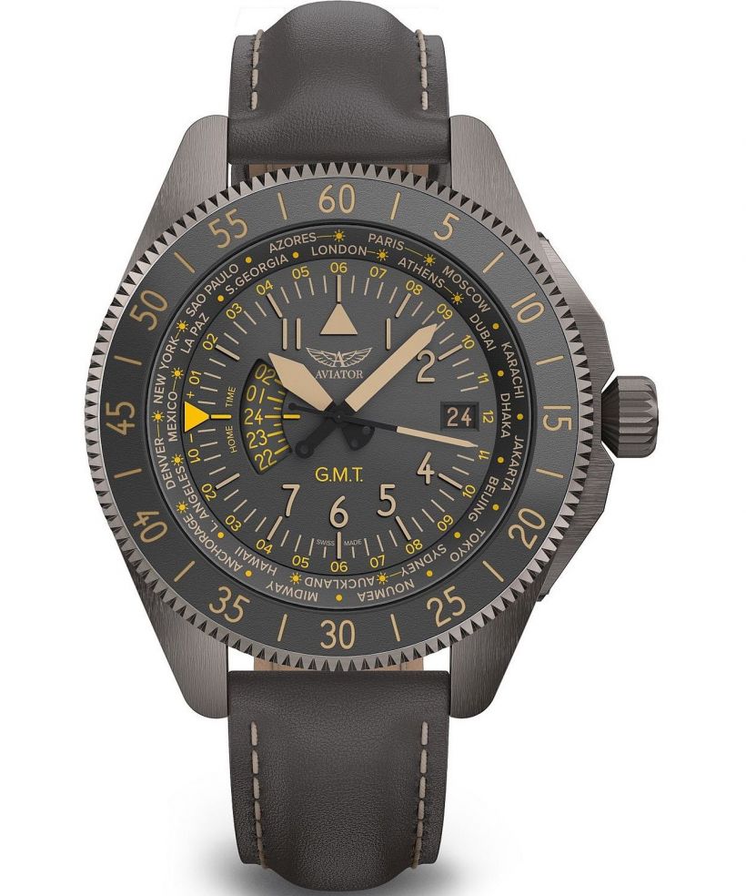 Часовник Мъжки Aviator Airacobra GMT