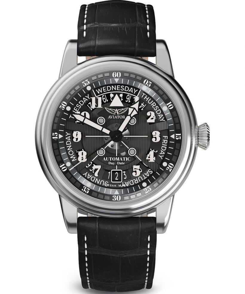 Часовник Мъжки Aviator Douglas Day-Date Meca 41