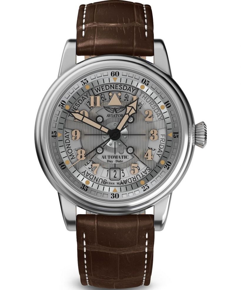 Часовник Мъжки Aviator Douglas Day-Date Meca 41