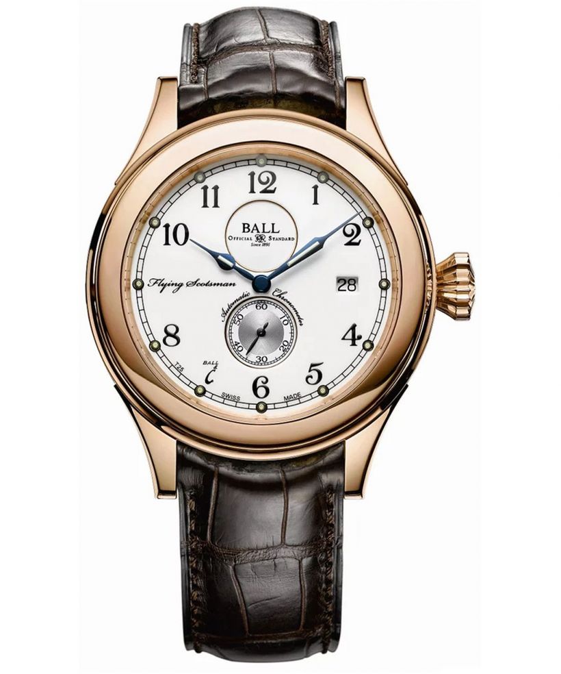 Часовник Мъжки Ball Trainmaster Flying Scotsman 18K Gold Limited Edition