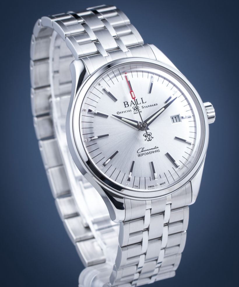 Часовник Мъжки Ball Trainmaster Manufacture 80 Hours Automatic Chronometer