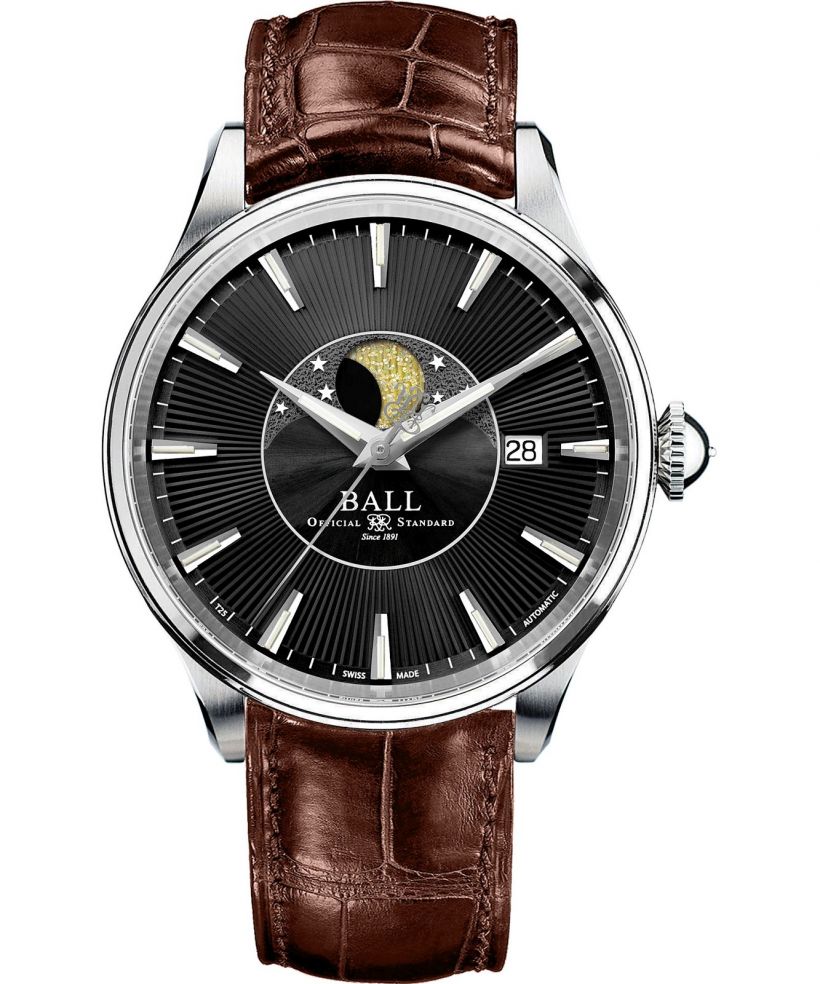 Часовник Мъжки Ball Trainmaster Moon Phase Automatic