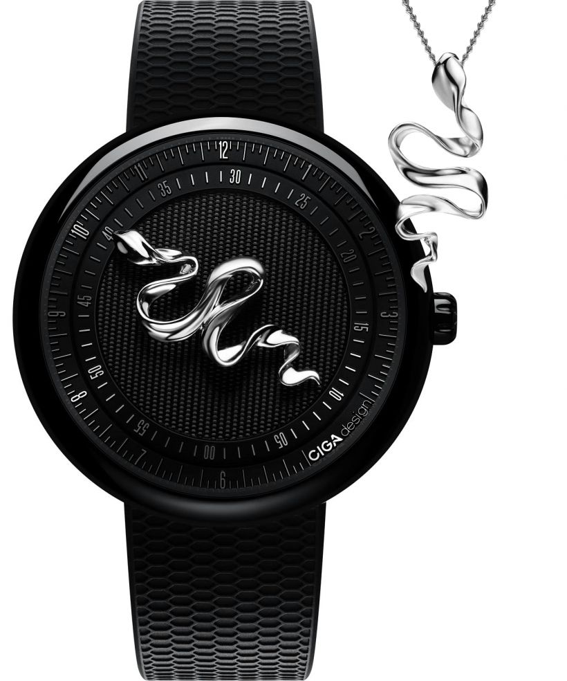 Часовник Мъжки Ciga Design Legend of Serpent Automatic Silver 925 Edition GPHG 2021 SET