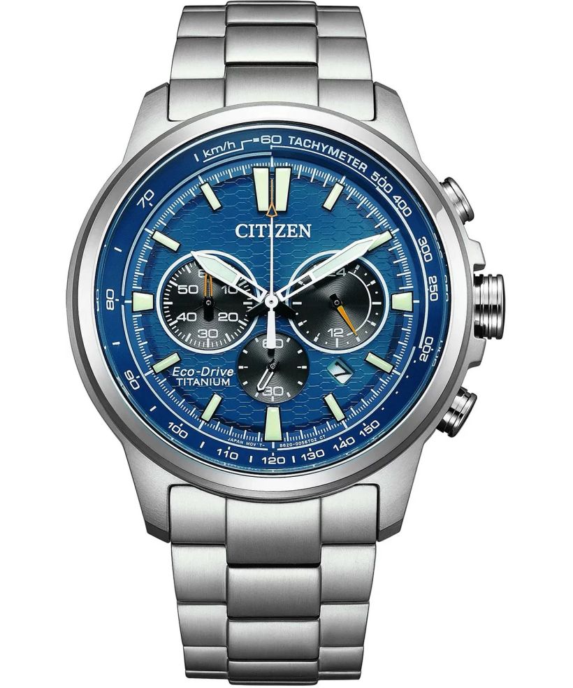 Часовник Мъжки Citizen Eco-Drive Super Titanium Motor Chronograph