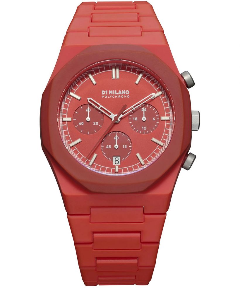 Часовник Мъжки D1 Milano Red Blast Polychrono Chronograph