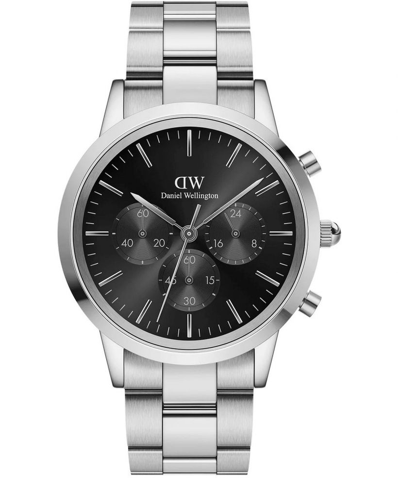 Часовник Мъжки Daniel Wellington Iconic Chronograph Link Onyx S 42