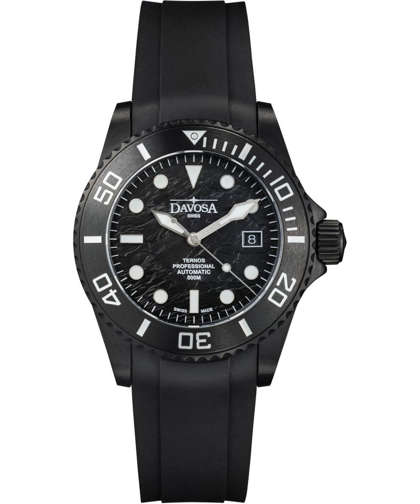 Часовник Мъжки Davosa Ternos Professional Black Rock Automatic Limited Edition