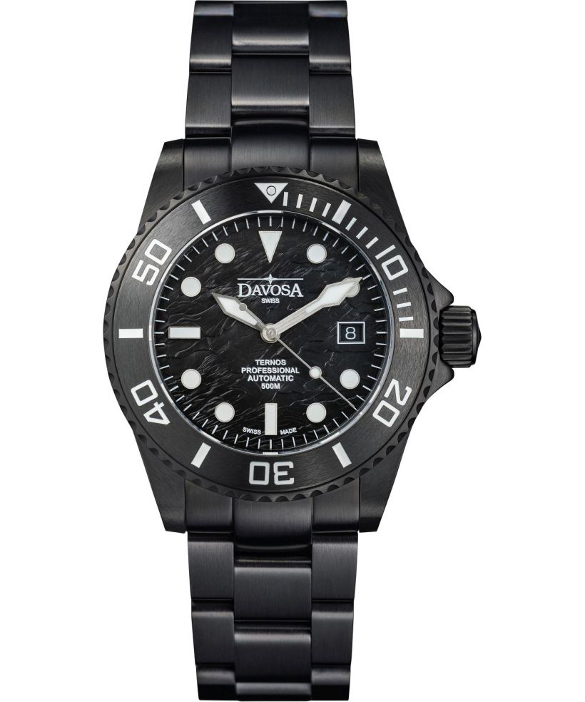 Часовник Мъжки Davosa Ternos Professional Black Rock Automatic Limited Edition