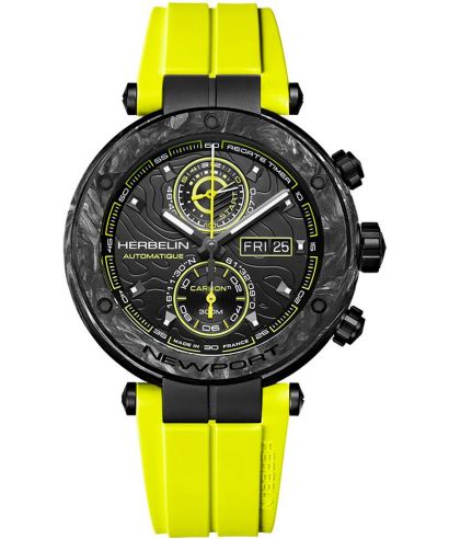 Часовник Мъжки Herbelin Newport Carbon Chronograph Titanium Automatic Limited Edition