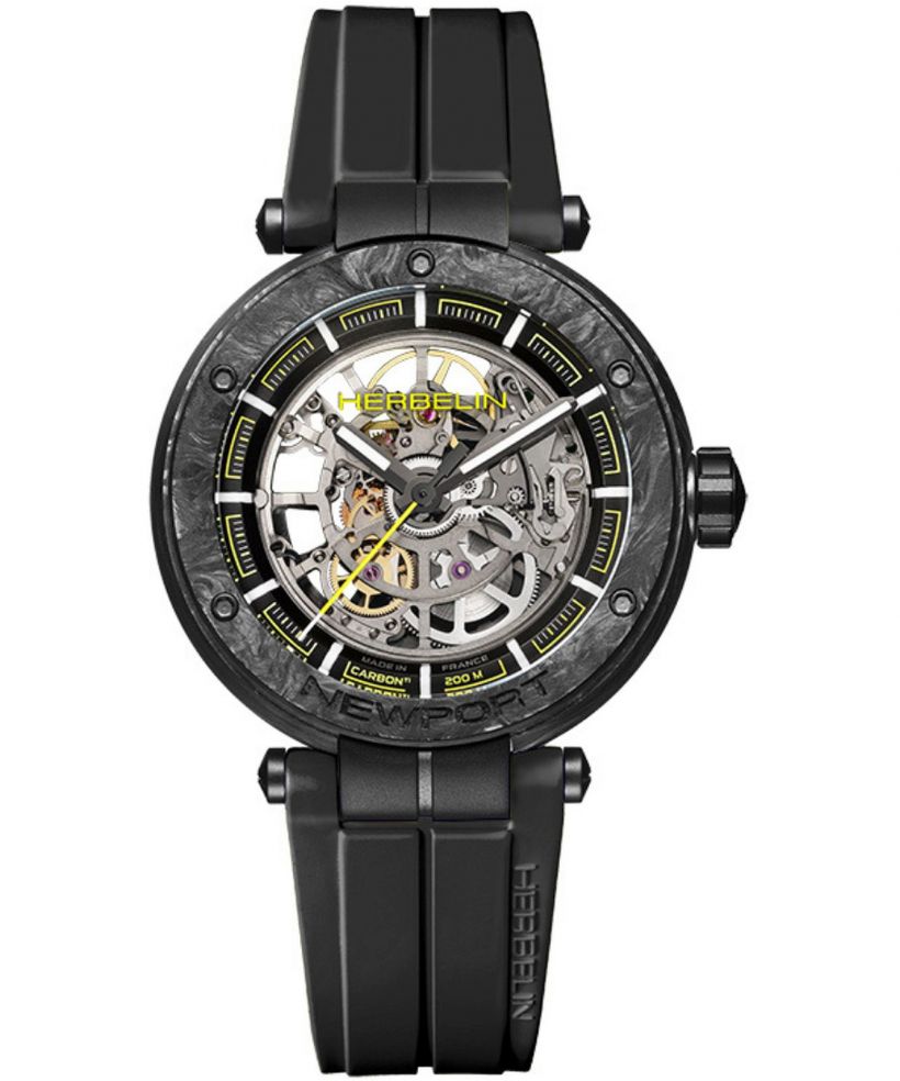 Часовник Мъжки Herbelin Newport Carbon Skeleton Titanium Automatic Limited Edition