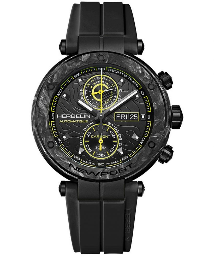 Часовник Мъжки Herbelin Newport Carbon Titanium Automatic Chronograph Limited Edition
