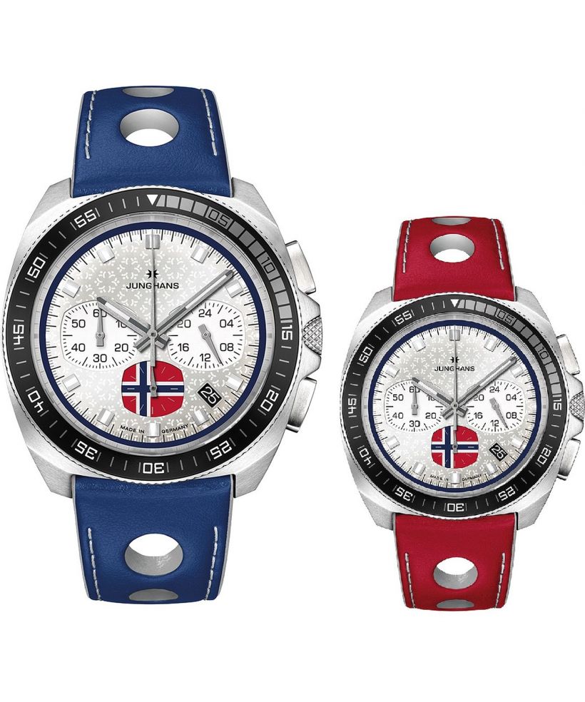 Часовник Мъжки Junghans 1972 Chronoscope FIS Trondheim Limited Edition SET