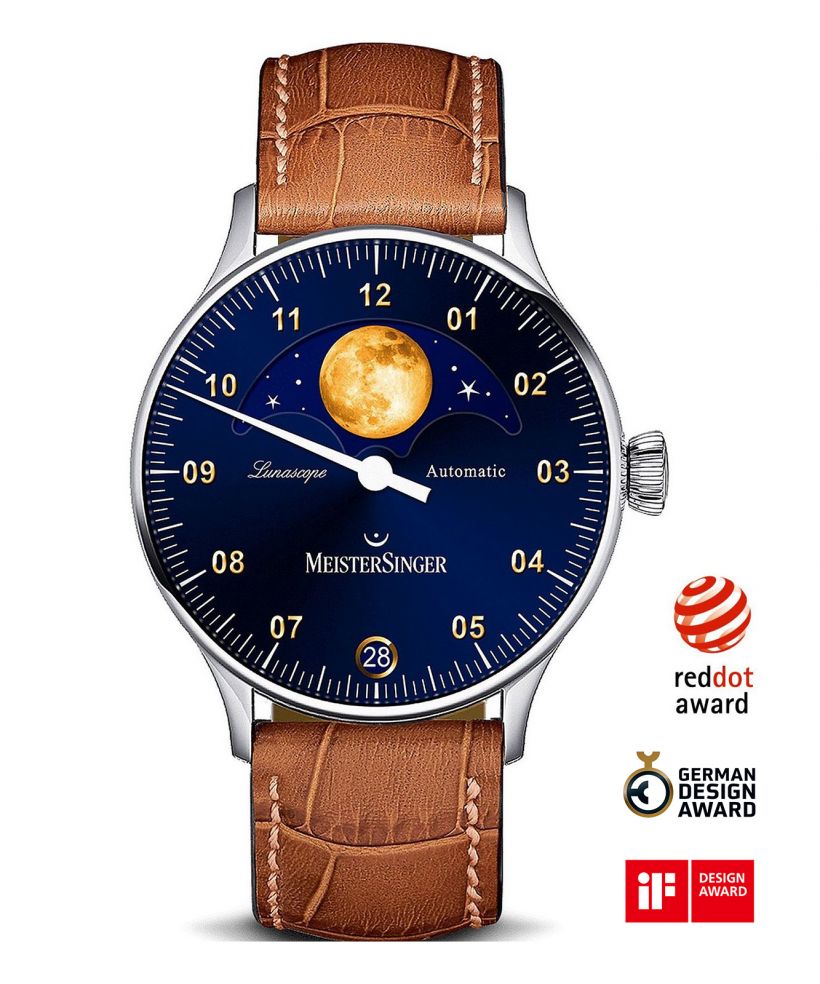 Часовник Мъжки Meistersinger Lunascope Automatic
