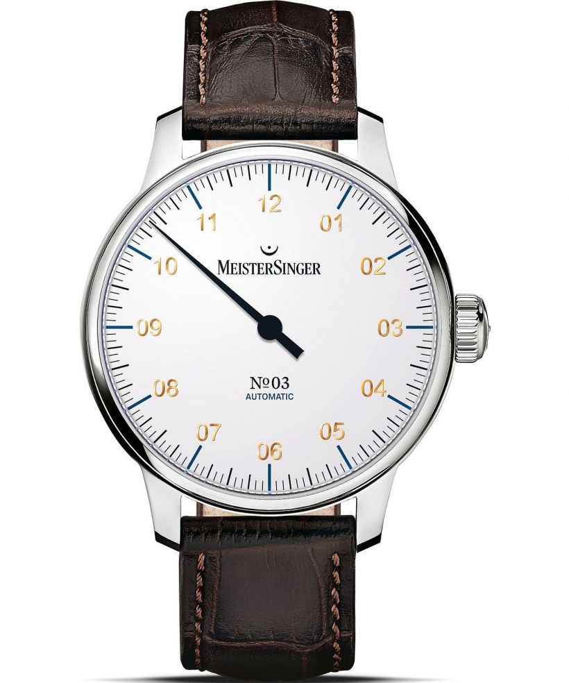 Часовник Мъжки Meistersinger N°03 White Automatic