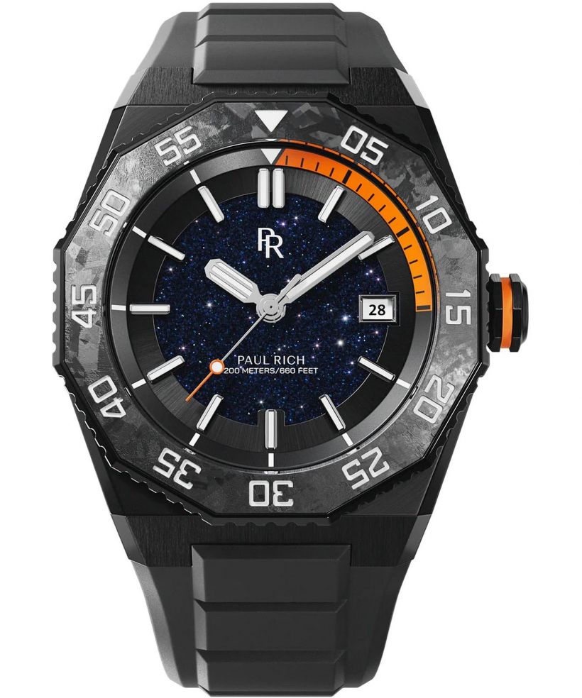 Часовник Мъжки Paul Rich Aquacarbon Pro Shadow Black Aventurine