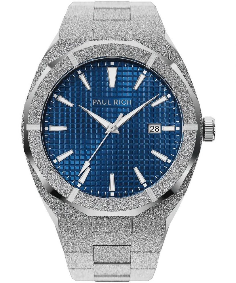Часовник Мъжки PAUL RICH Frosted Star Dust Indigo Waffle Silver