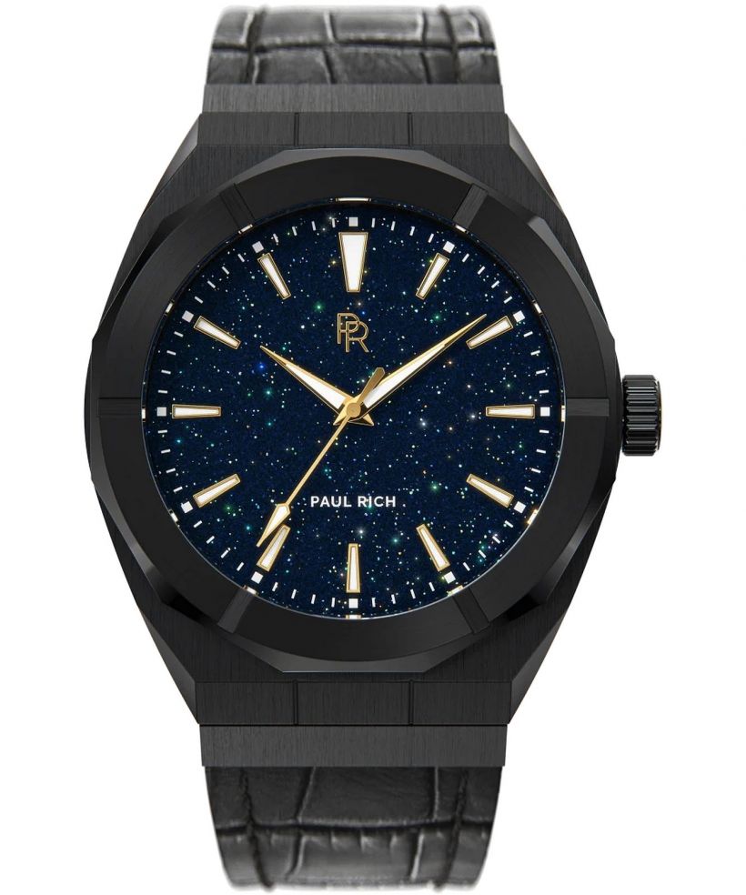Часовник Мъжки PAUL RICH Star Dust Black Leather 42