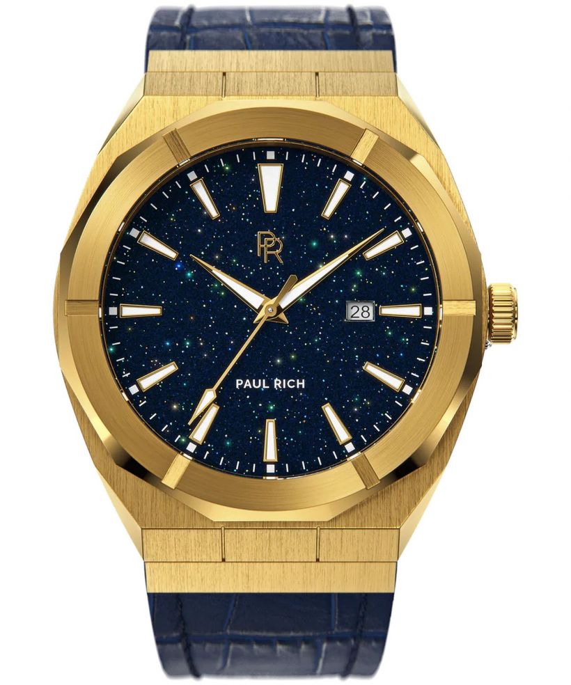Часовник Мъжки PAUL RICH Star Dust Gold Leather 45 Auto