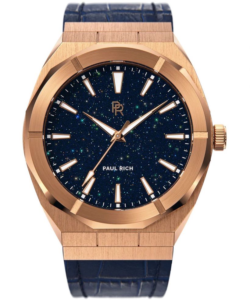 Часовник Мъжки PAUL RICH Star Dust Rose Gold Leather 45