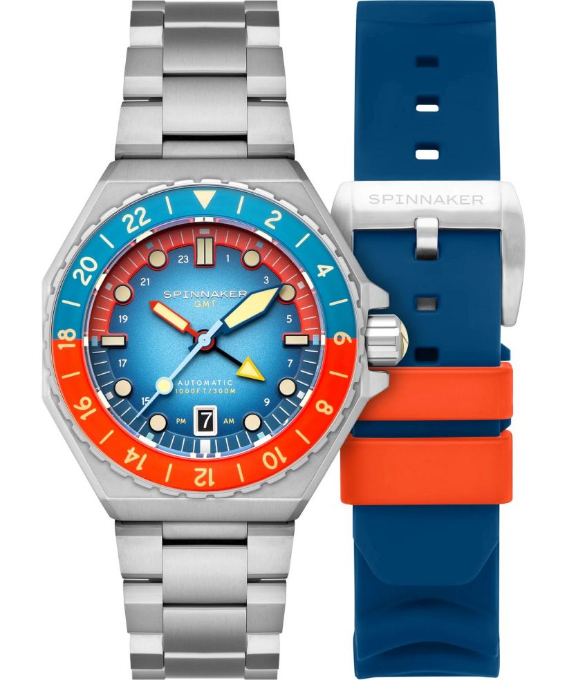 Часовник Мъжки Spinnaker Dumas GMT Automatic Gift Set