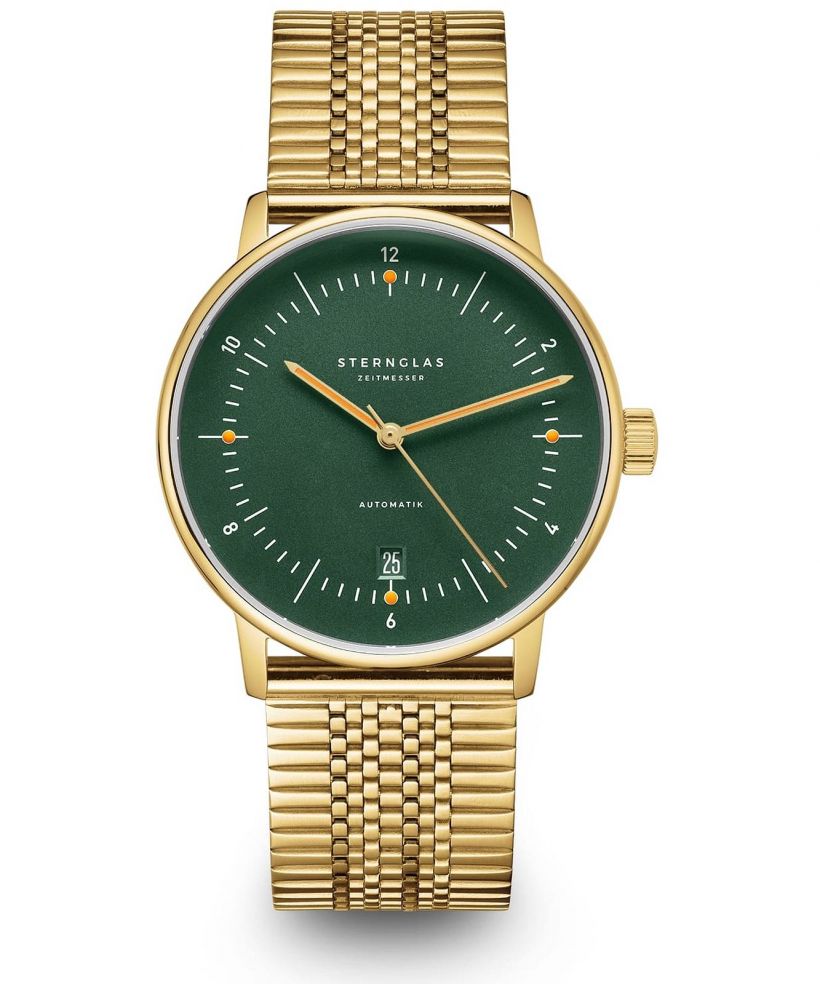 Часовник Мъжки Sternglas Naos Green Gold Automatic