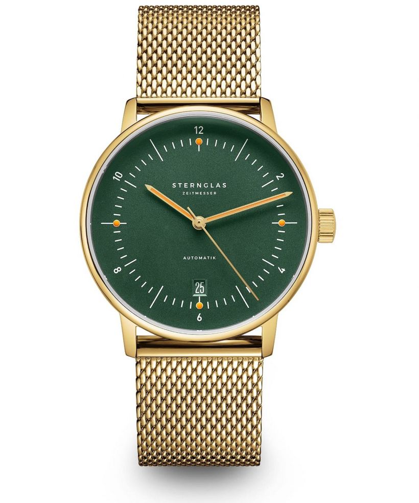 Часовник Мъжки Sternglas Naos Green Gold Automatic