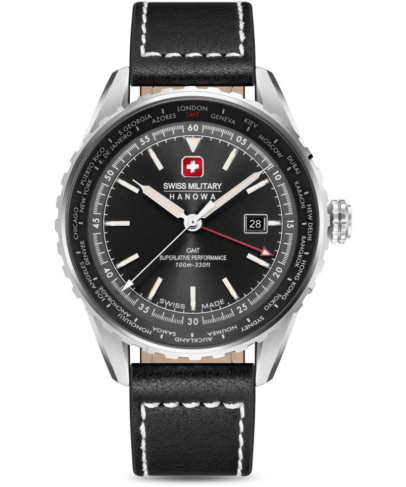 Часовник Мъжки Swiss Military Hanowa Afterburn GMT