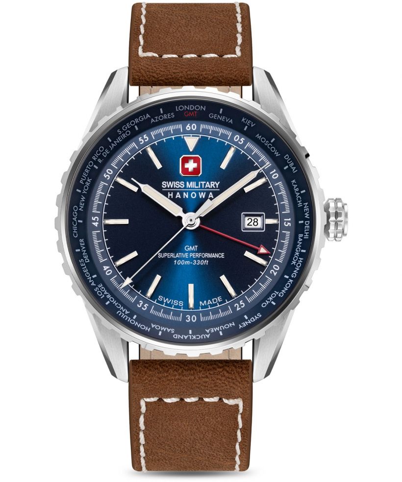 Часовник Мъжки Swiss Military Hanowa Afterburn GMT