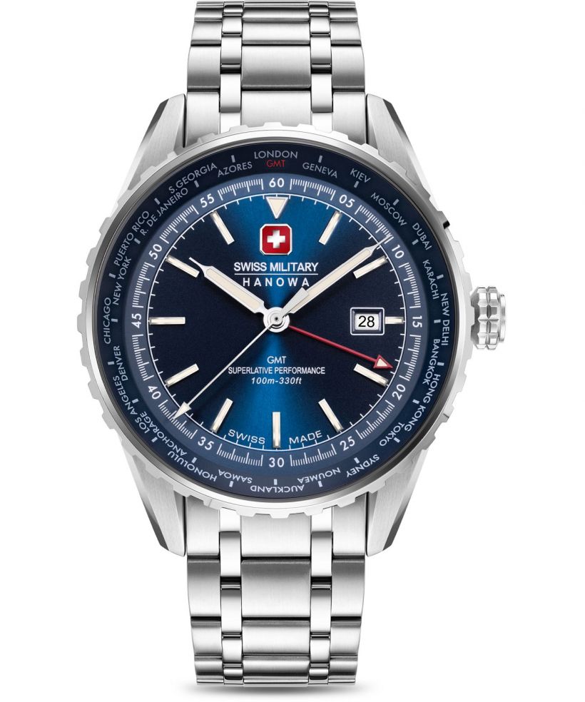 Часовник Мъжки Swiss Military Hanowa Afterburn GMT