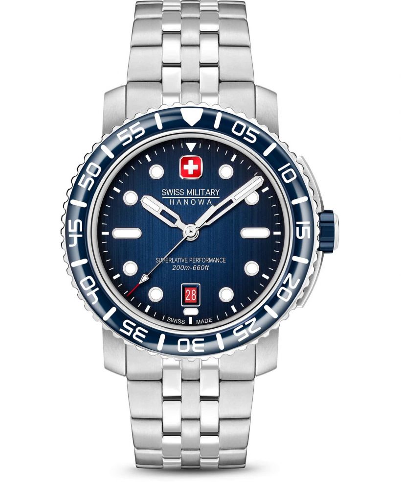 Часовник Мъжки Swiss Military Hanowa Black Marlin