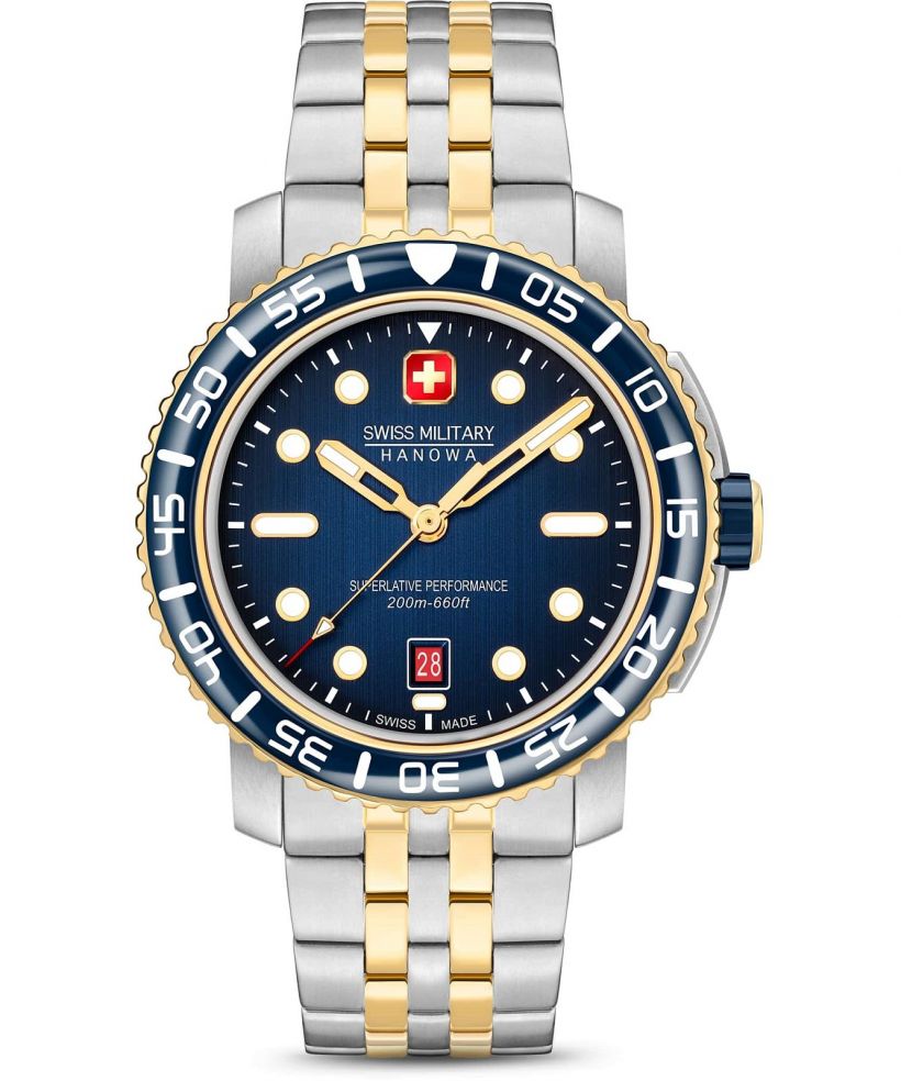 Часовник Мъжки Swiss Military Hanowa Black Marlin