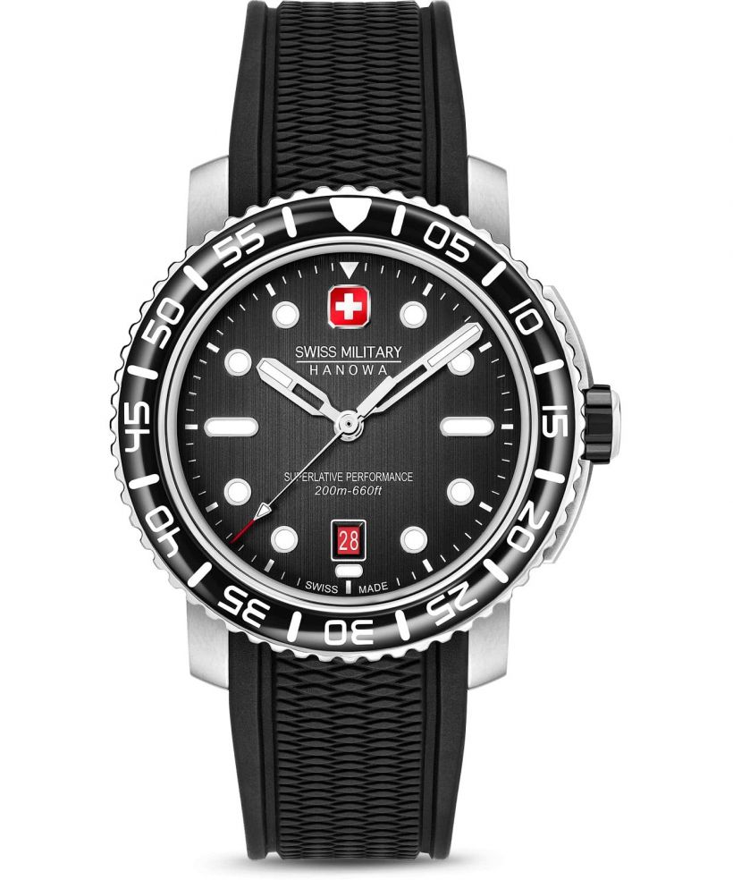 Часовник Мъжки Swiss Military Hanowa Black Marlin