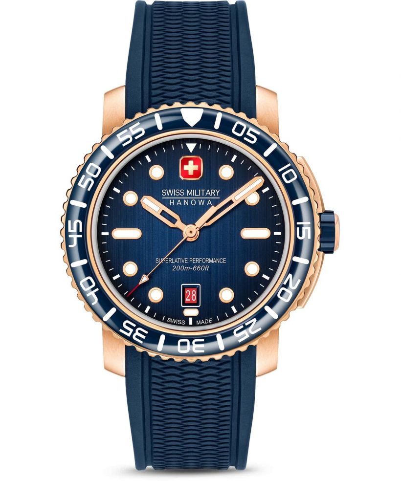 Часовник Мъжки Swiss Military Hanowa Black Marlin