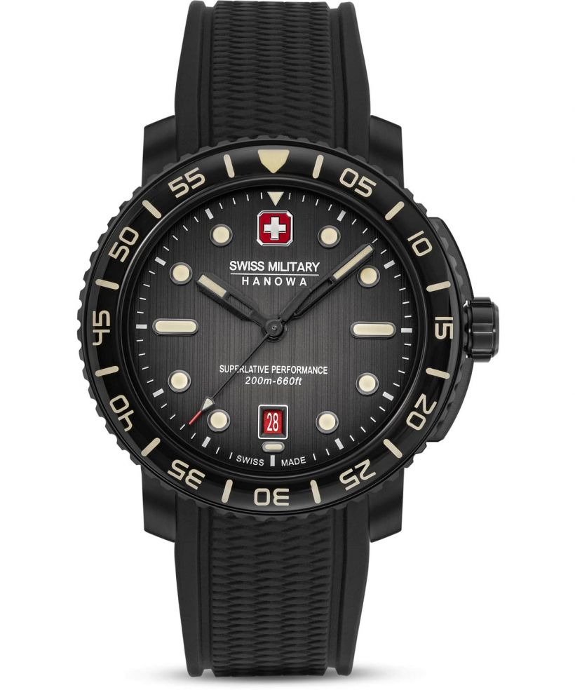 Часовник Мъжки Swiss Military Hanowa Black Marlin