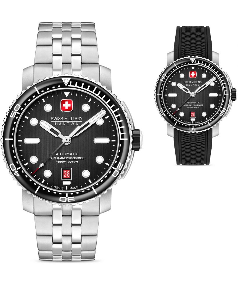 Часовник Мъжки Swiss Military Hanowa Maitre Plongeur Automatic SET