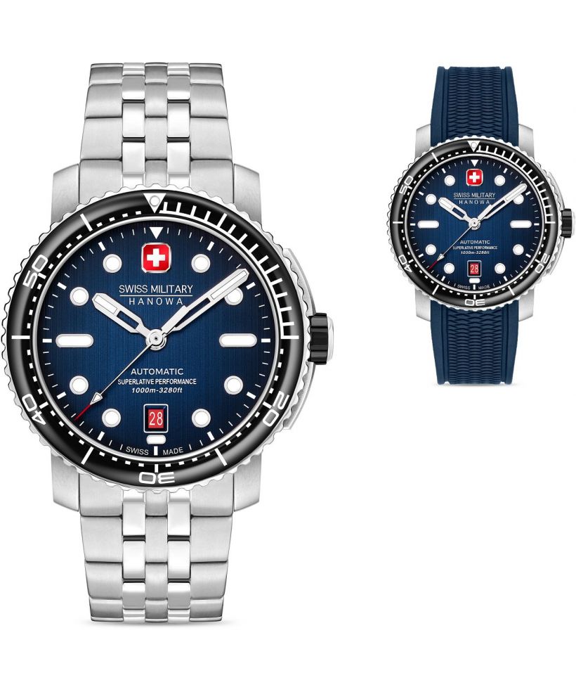 Часовник Мъжки Swiss Military Hanowa Maitre Plongeur Automatic SET