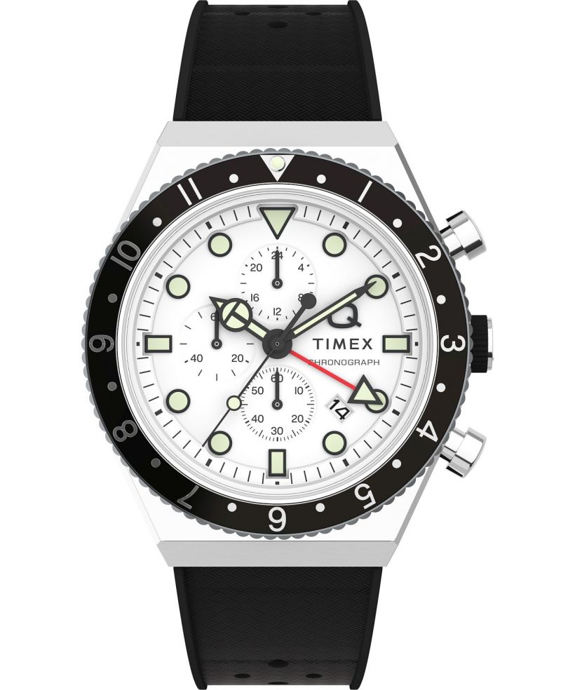 Часовник Мъжки Timex Q Three Time Zone Chronograph