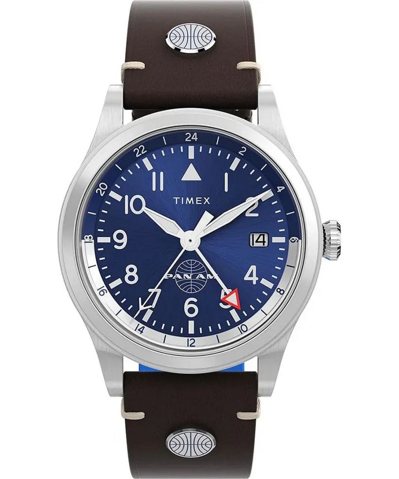 Часовник Мъжки Timex Waterbury GMT x Pan Am® 39mm