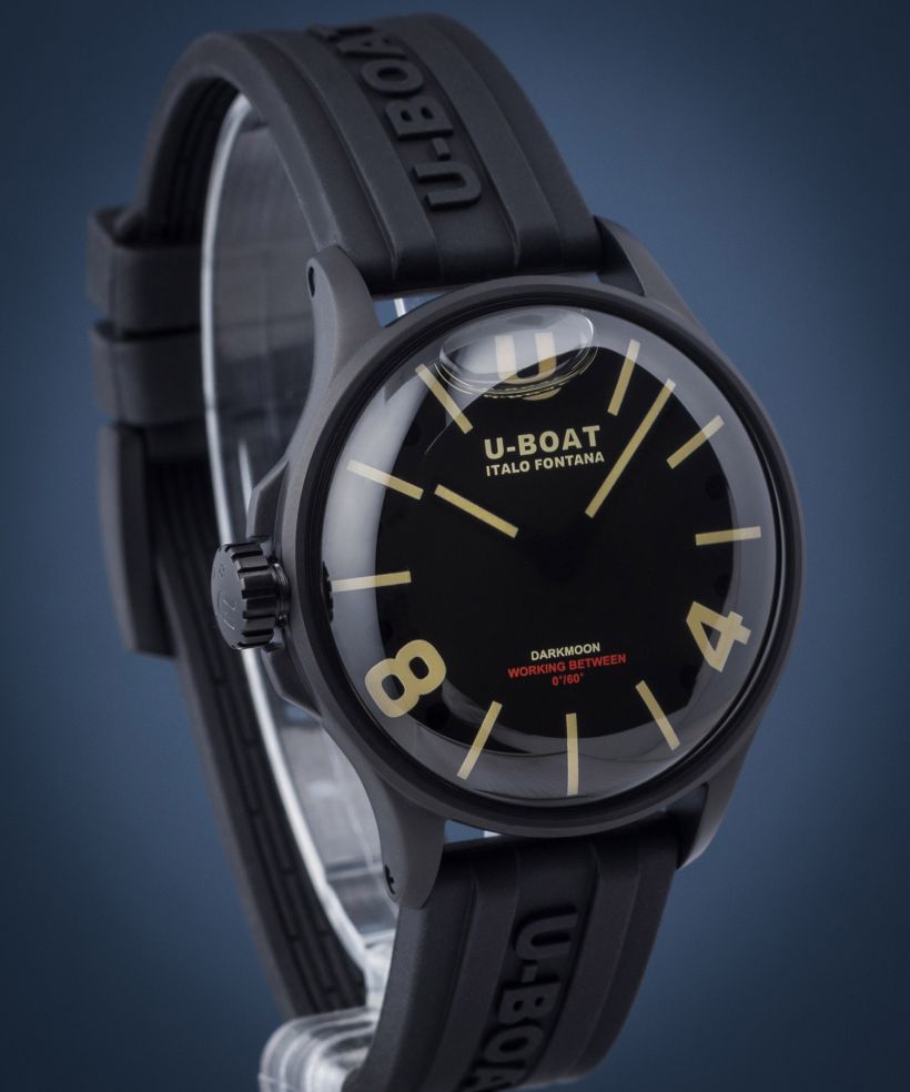 Часовник Мъжки U-Boat Darkmoon Black IBP