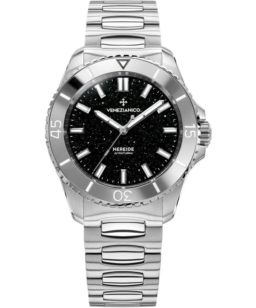 Часовник Мъжки Venezianico Nereide 39 Avventurina Nera Automatic
