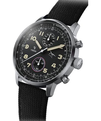 Часовник Мъжки Yema Flygraf Bi-Compax French Air Force Chronograph