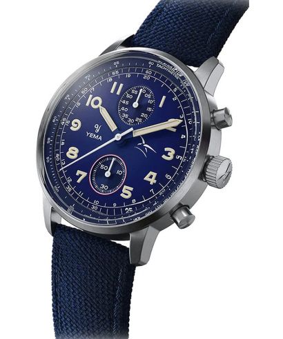 Часовник Мъжки Yema Flygraf Bi-Compax French Air Force Chronograph