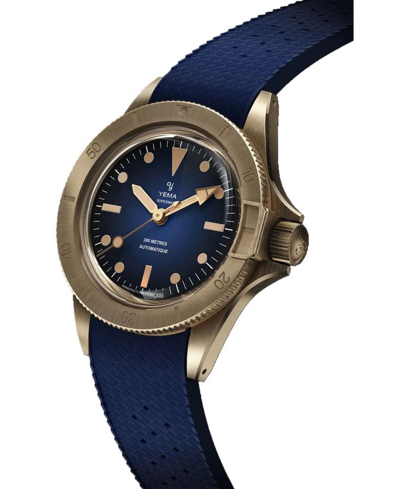 Часовник Мъжки Yema Superman Bronze CMM.10 Blue Limited Edition
