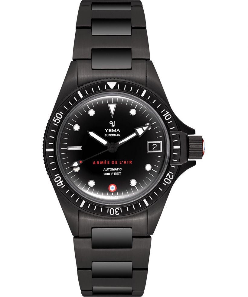 Часовник Мъжки Yema Superman French Air Force Black Limited Edition