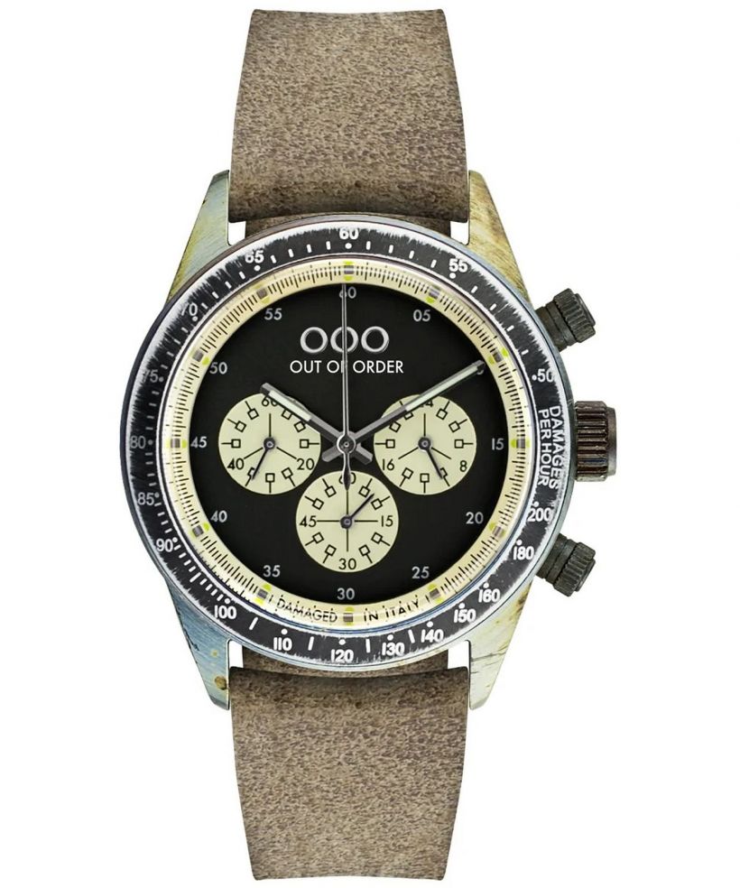 Часовник Унисекс Out of Order Cronografo Palude Black