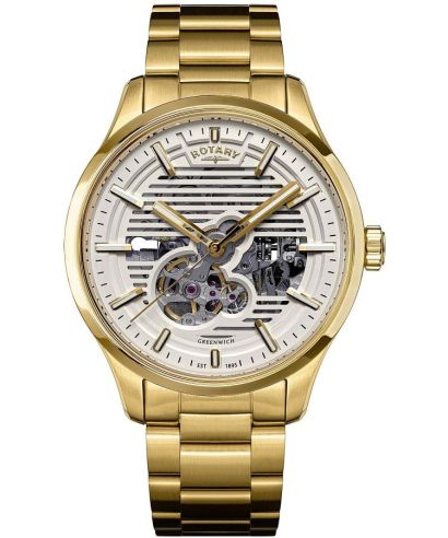 Часовник Мъжки Rotary Greenwich Automatic Skeleton