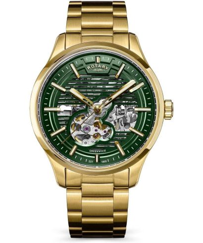 Часовник Мъжки Rotary Greenwich Automatic Skeleton