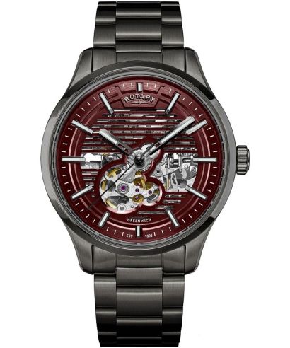 Часовник Мъжки Rotary Greenwich Automatic Skeleton
