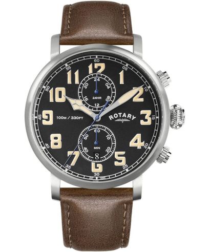 Часовник Мъжки Rotary Heritage Pilot Chronograph