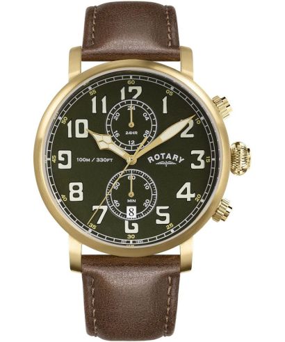 Часовник Мъжки Rotary Heritage Pilot Chronograph